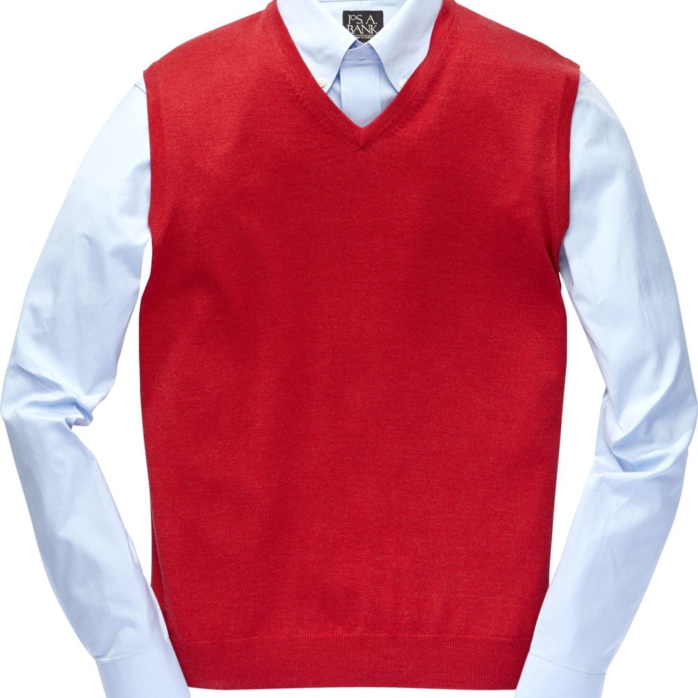 Jos. A. Bank 100% Merino Wool Sweater Vest